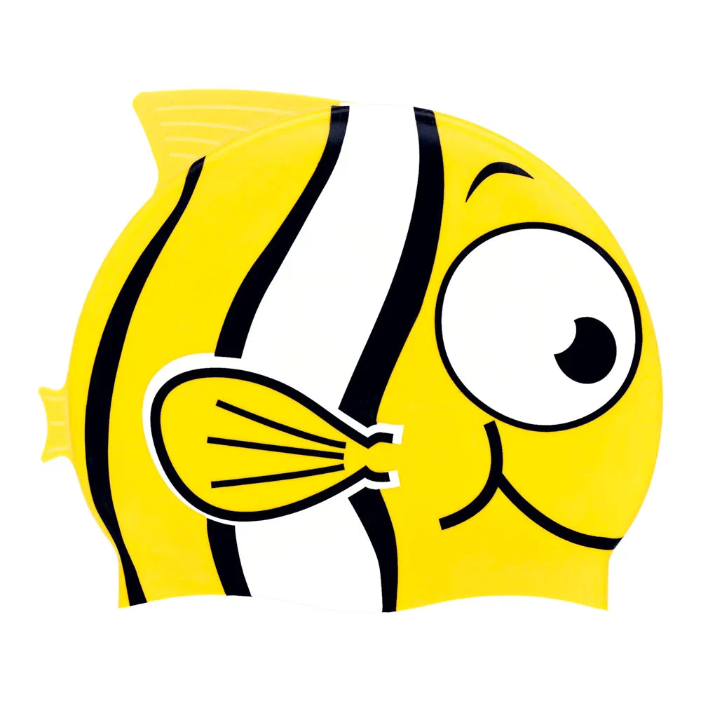 SPURT Fish Silicone Swim Cap