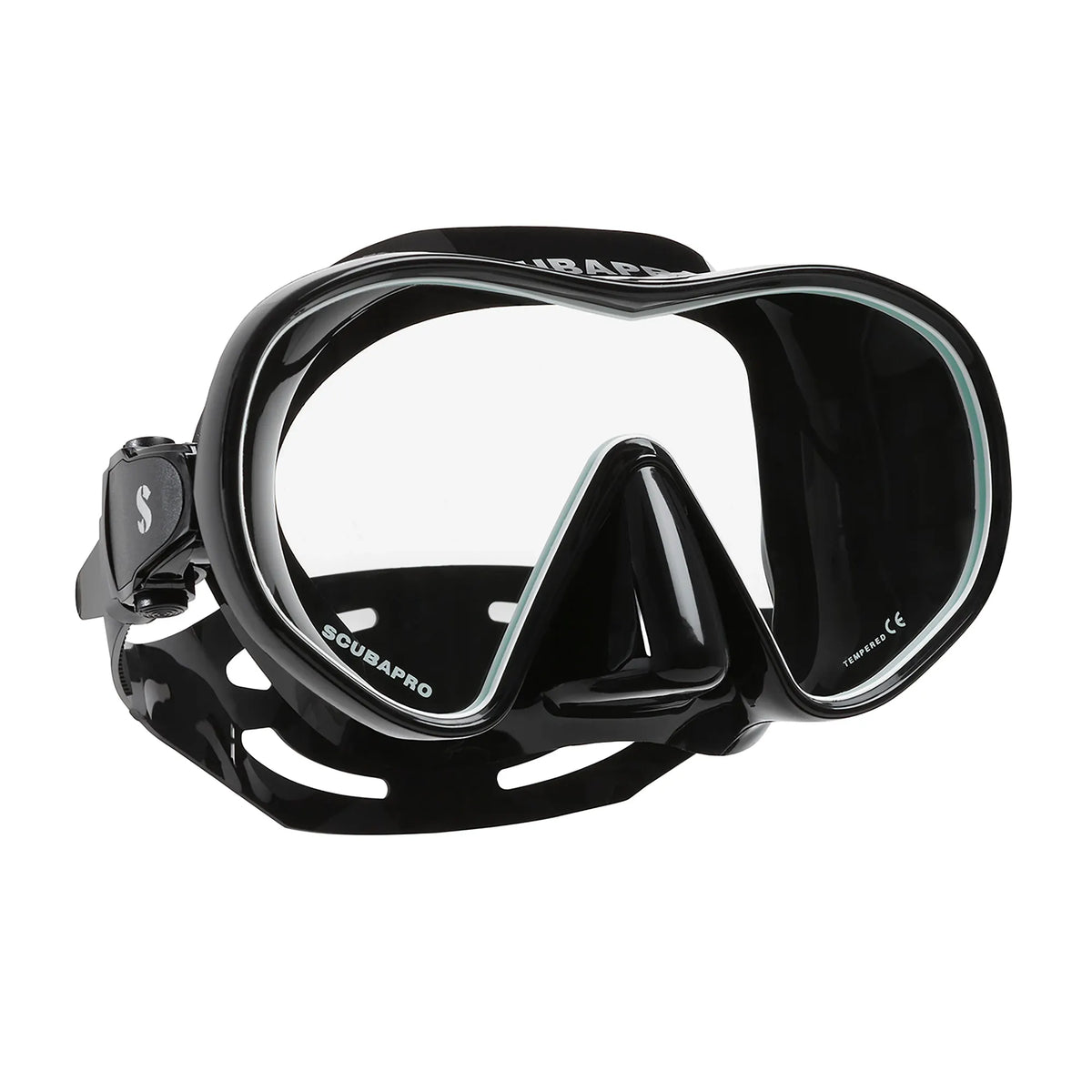 SCUBAPRO SOLO MASK WHITE/BLACK SKIRT