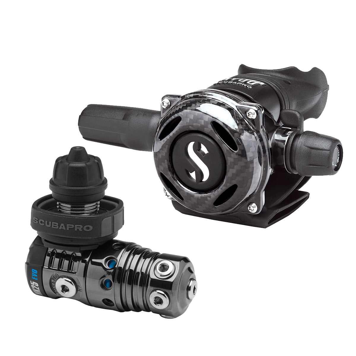 SCUBAPRO MK25 EVO/A700 Carbon Black Tech DIN300