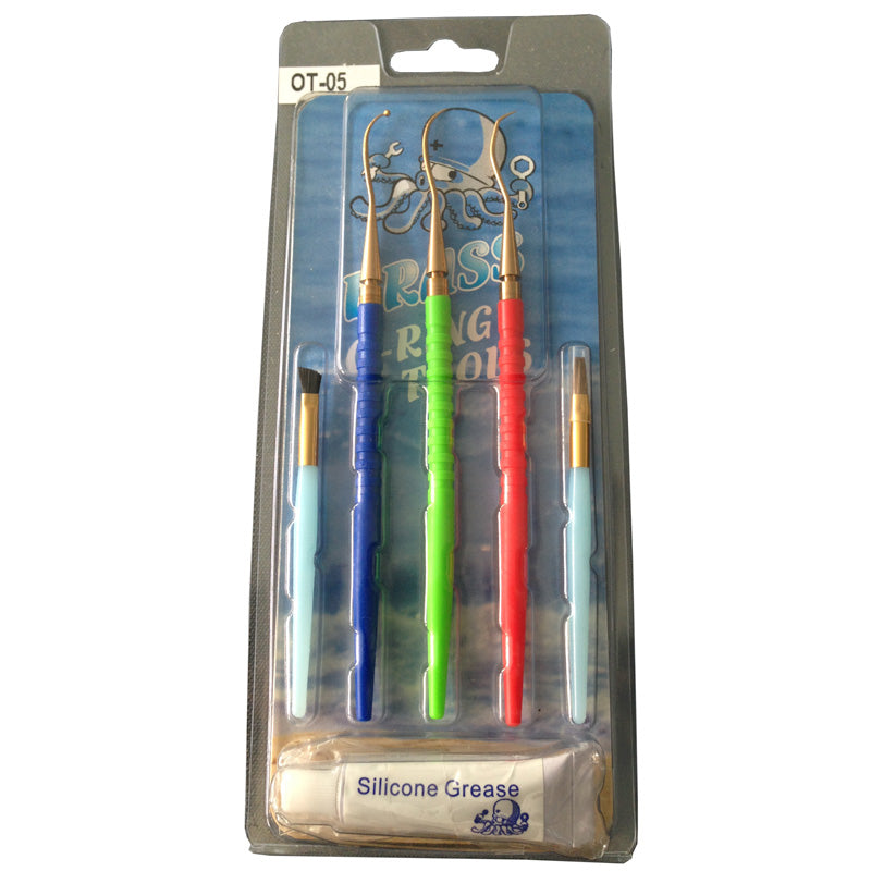O'RING PICKS - SET OF 3 + SILICONE