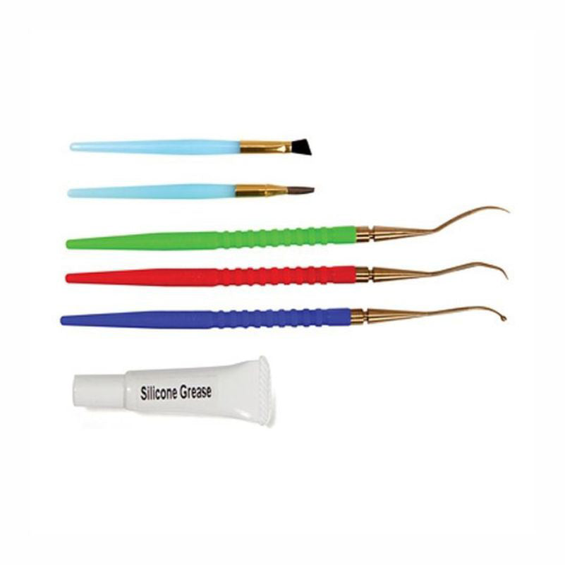 O'RING PICKS - SET OF 3 + SILICONE