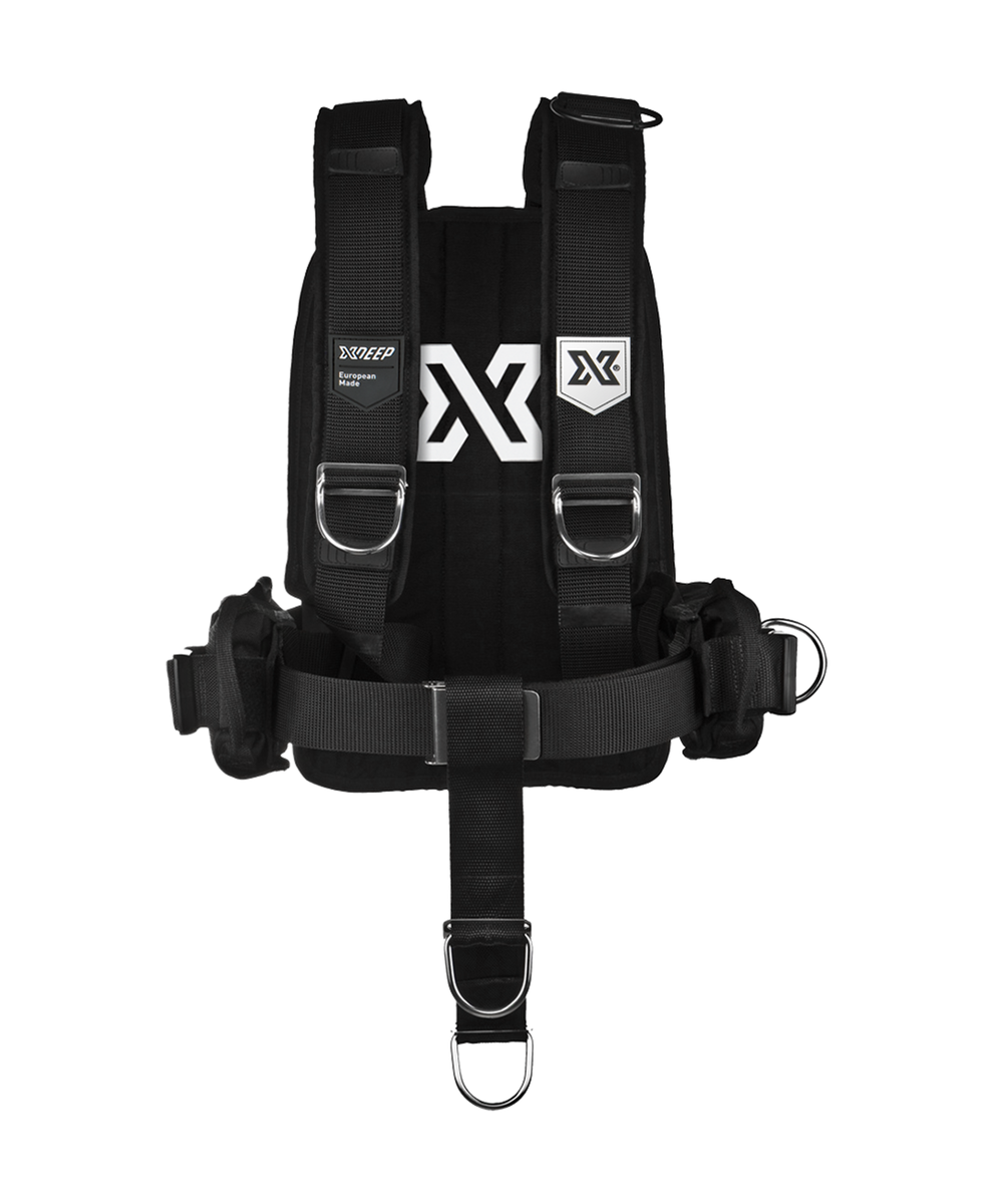 XDEEP deluxe comfort harness with 3D mesh padding