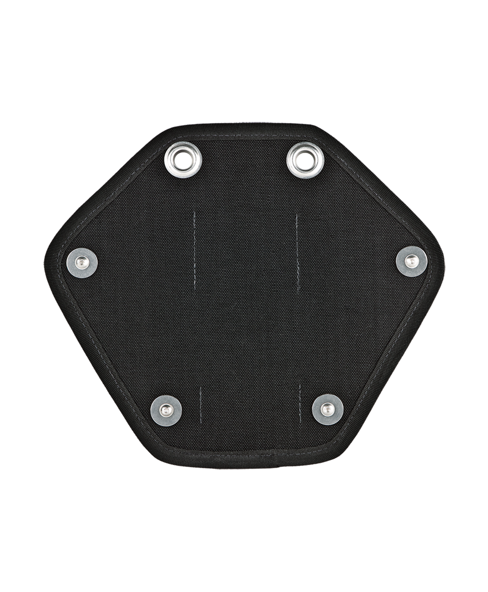 XDEEP sidemount butt plate for steel cylinders