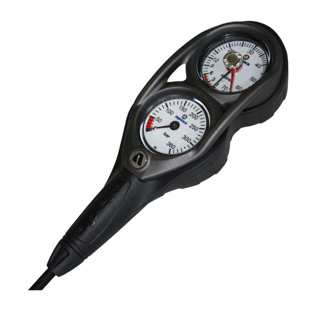 Apeks Pressure + Depth Console, front