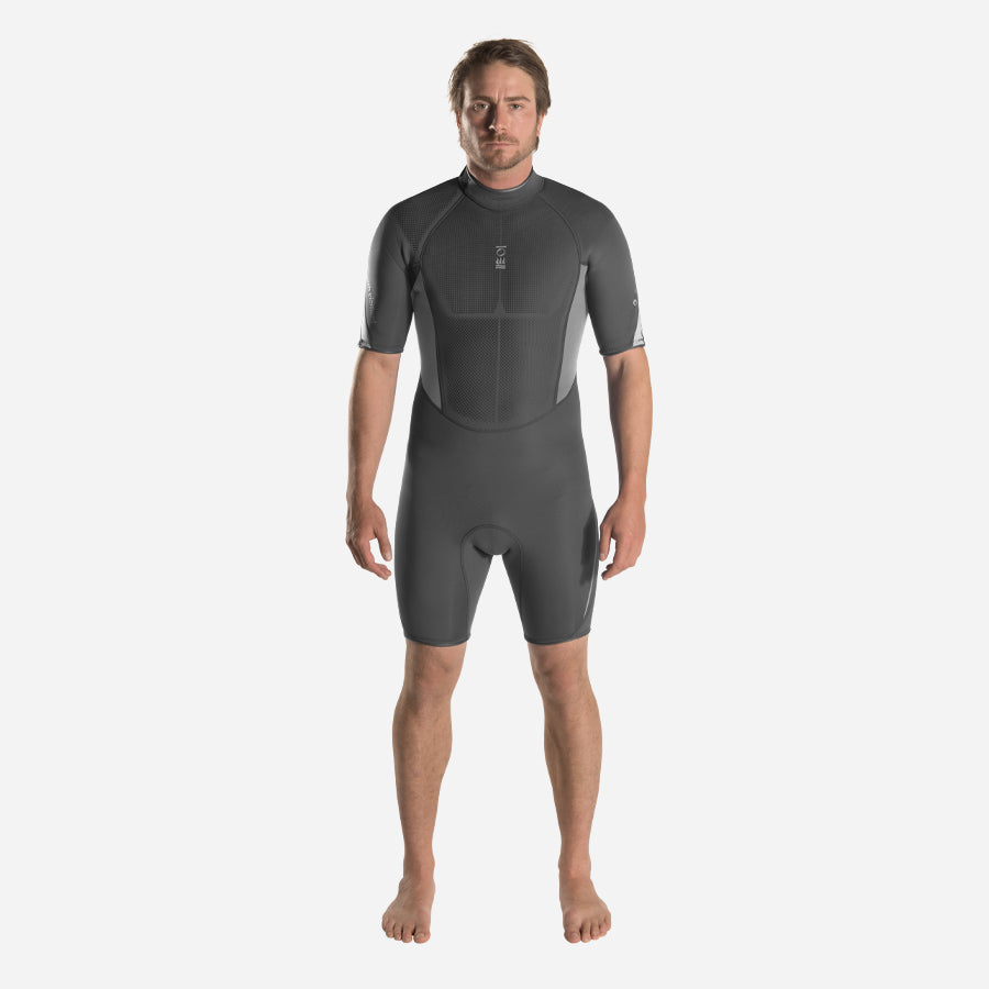 XENOS MENS 3MM SHORTIE BLK/GREY