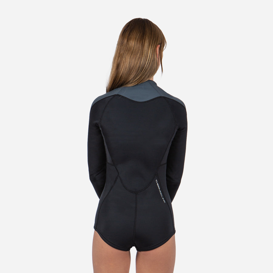 THERMOCLINE WOMENS LS SWIMSUIT - FRONT ZIP