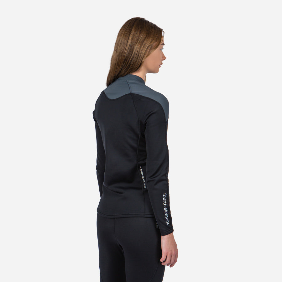 THERMOCLINE WOMENS L/S TOP - FRONT ZIP