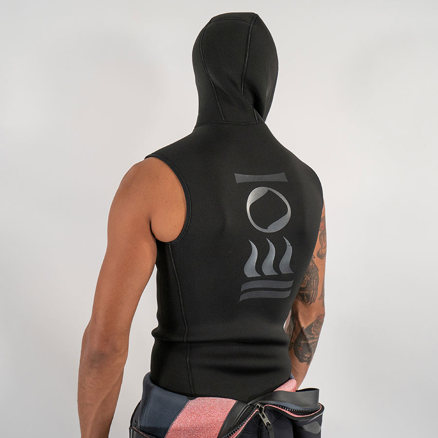 MEN'S NEOPRENE HOODED VEST