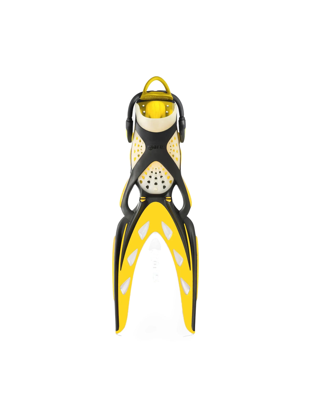 Mares X-Stream fin in yellow, top view