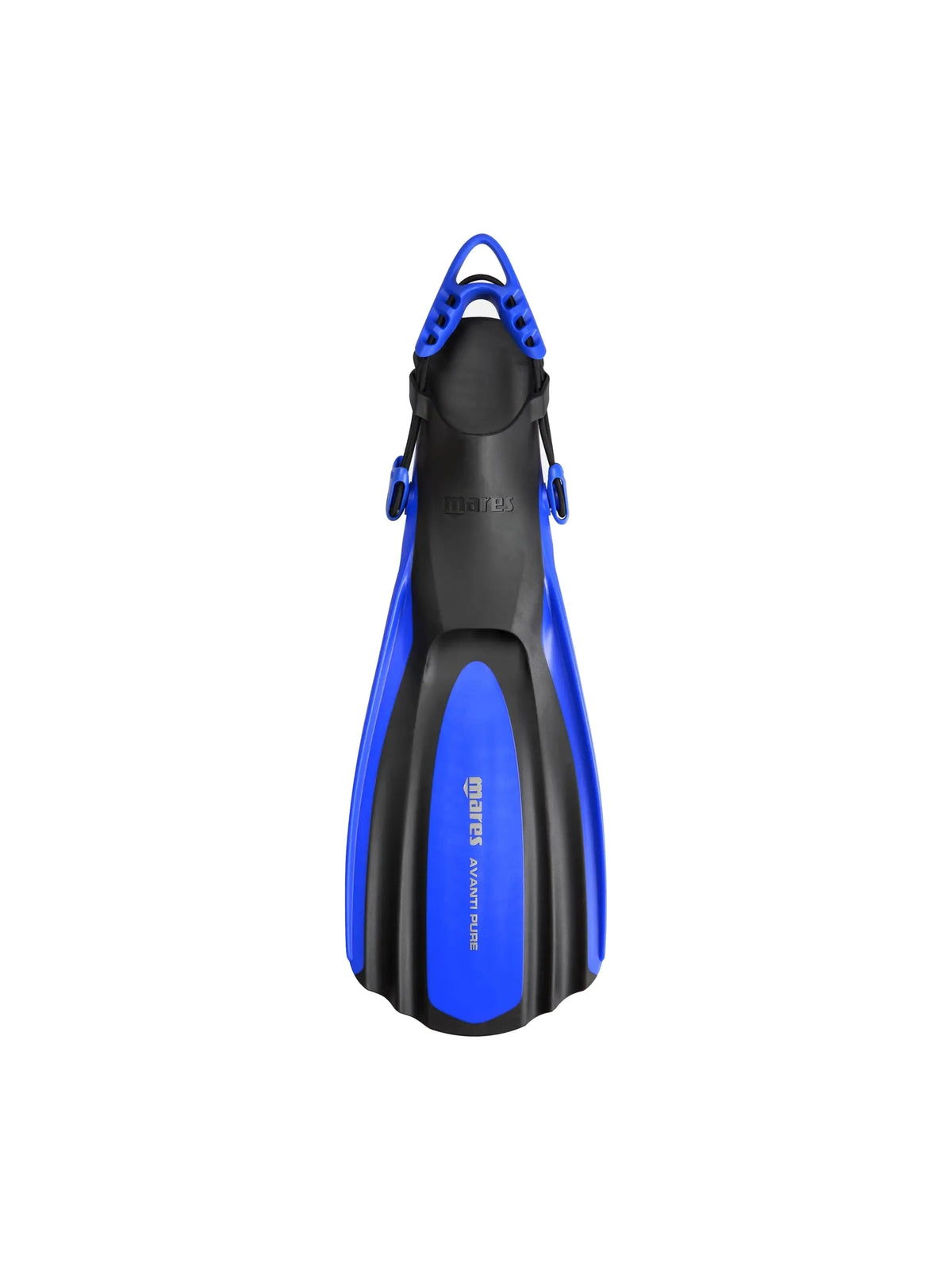 Mares Avanti Pure fin in blue, top view