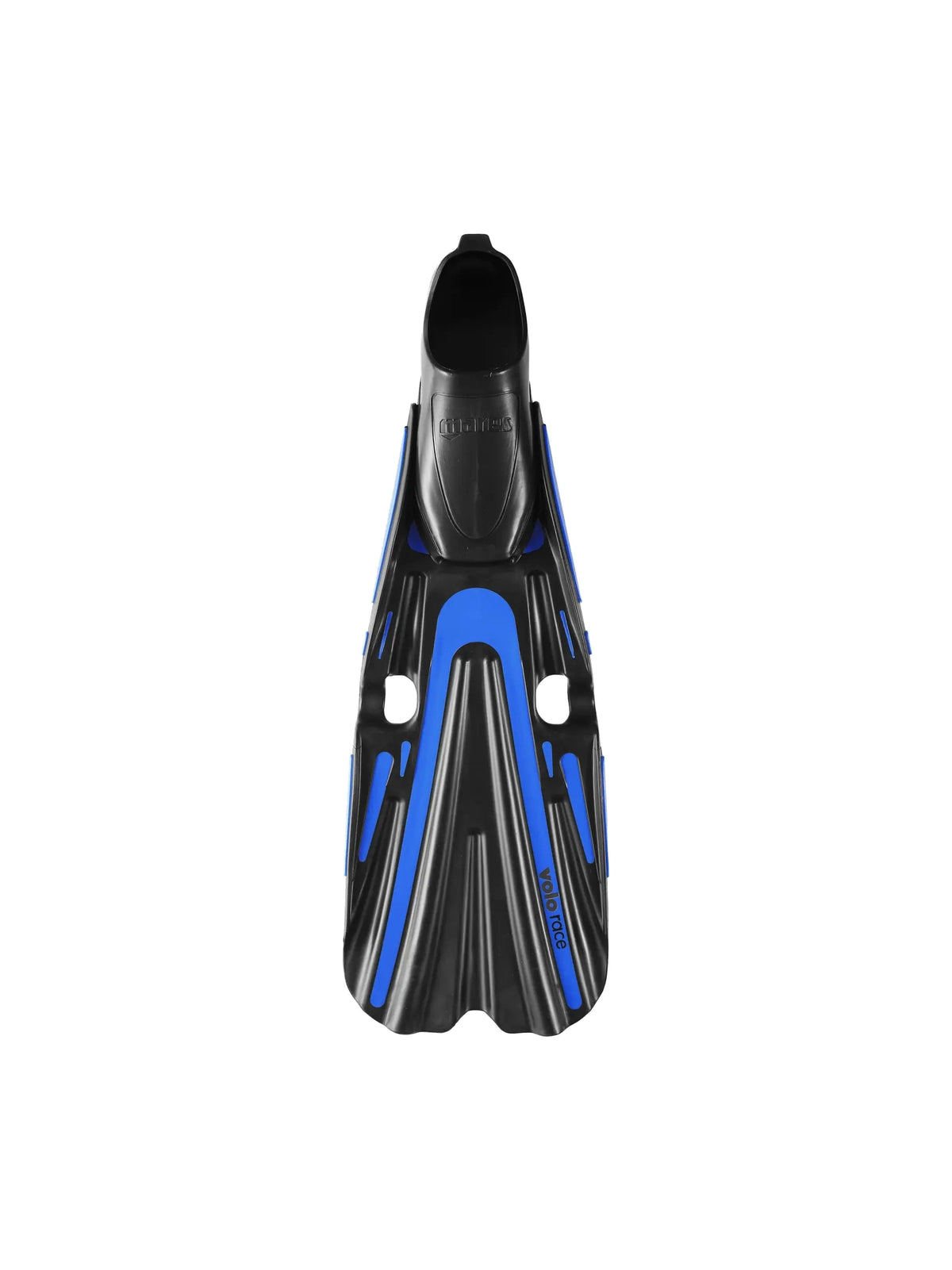 Mares Volo Race fin in blue, top view