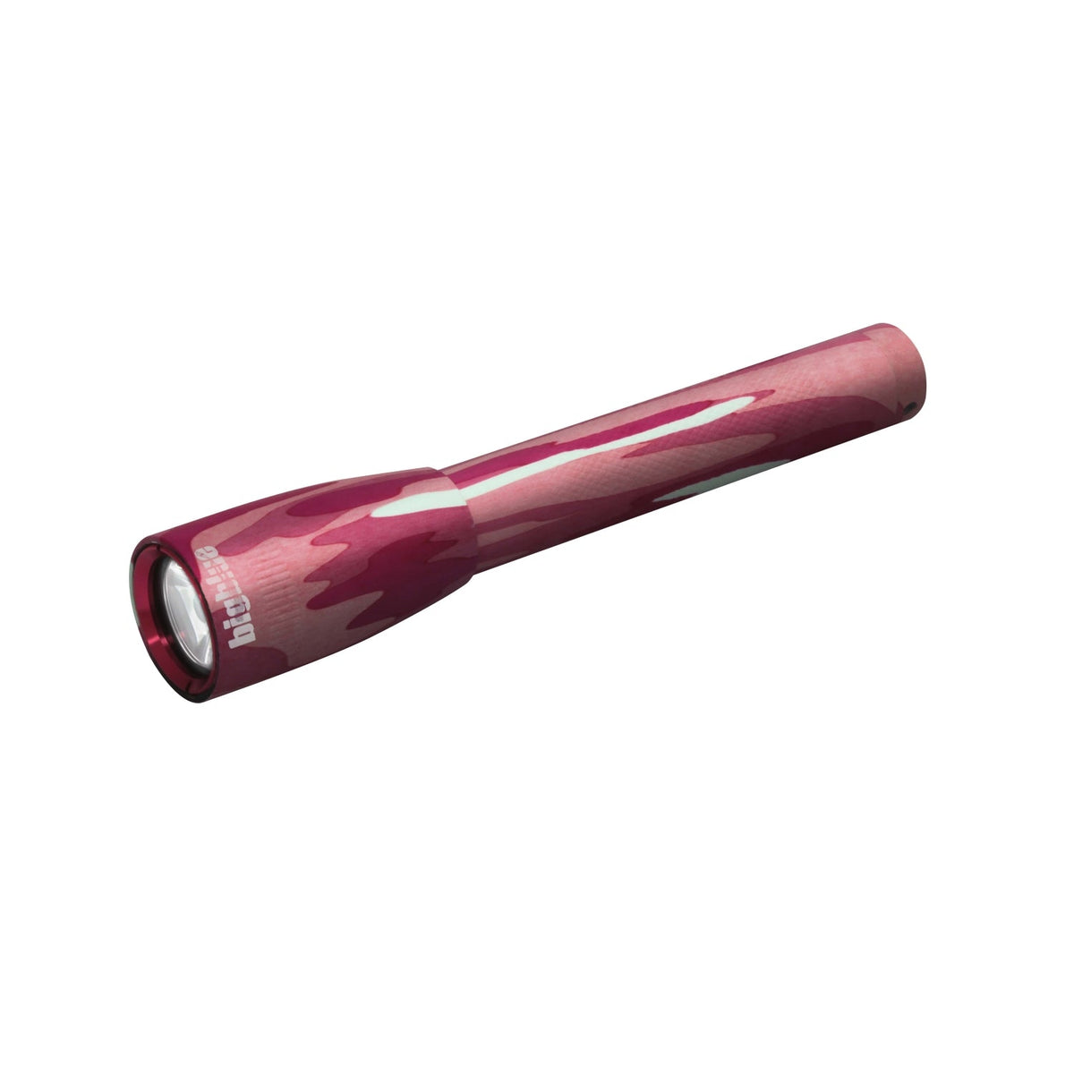 BigBlue AL250 dive light in camo pink, side view