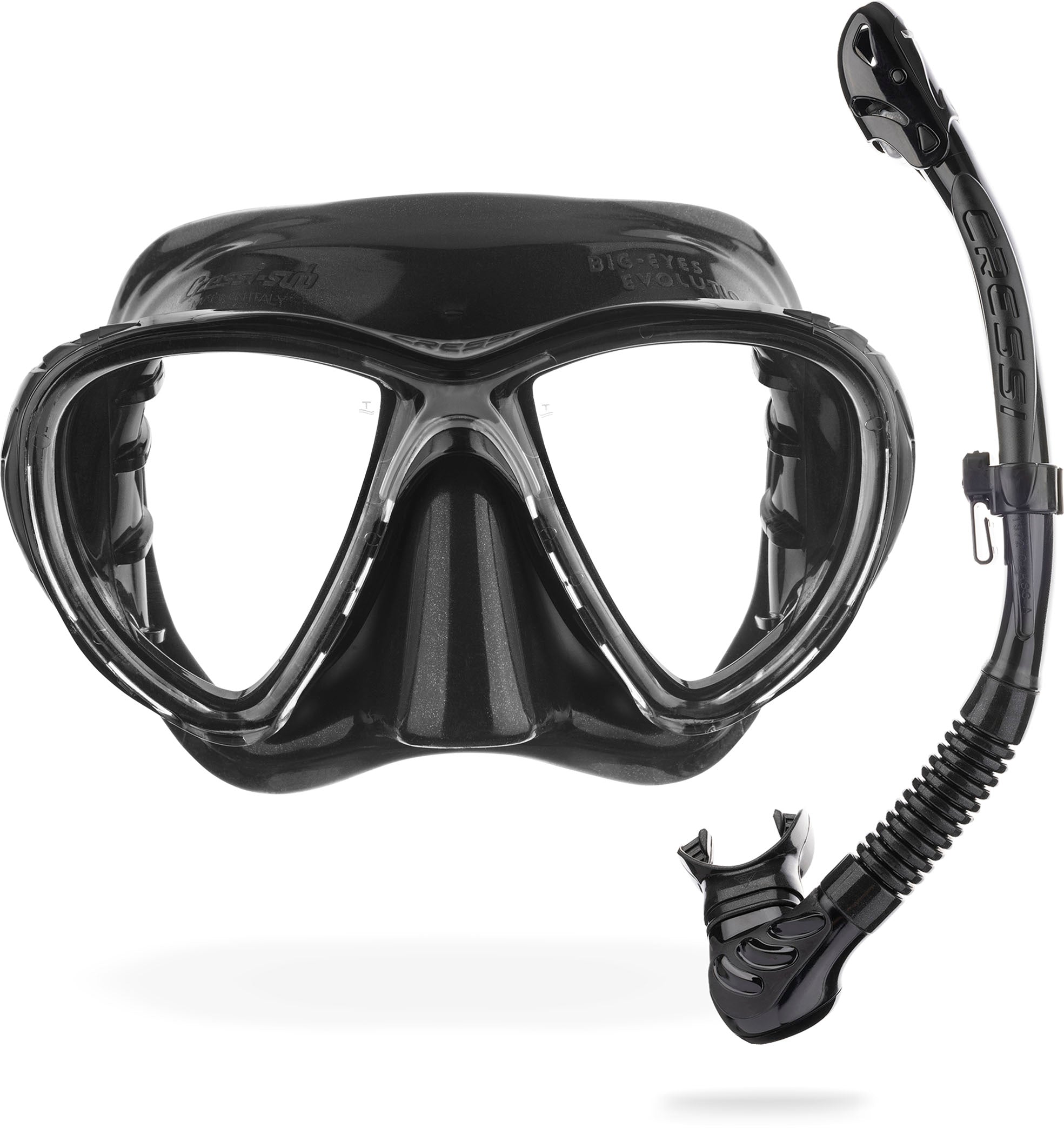 Big Eyes Evolution + Alpha Ultra Dry Snorkel Combo