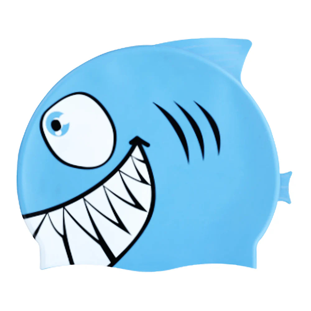 Shark Fin Silicone Swim Cap