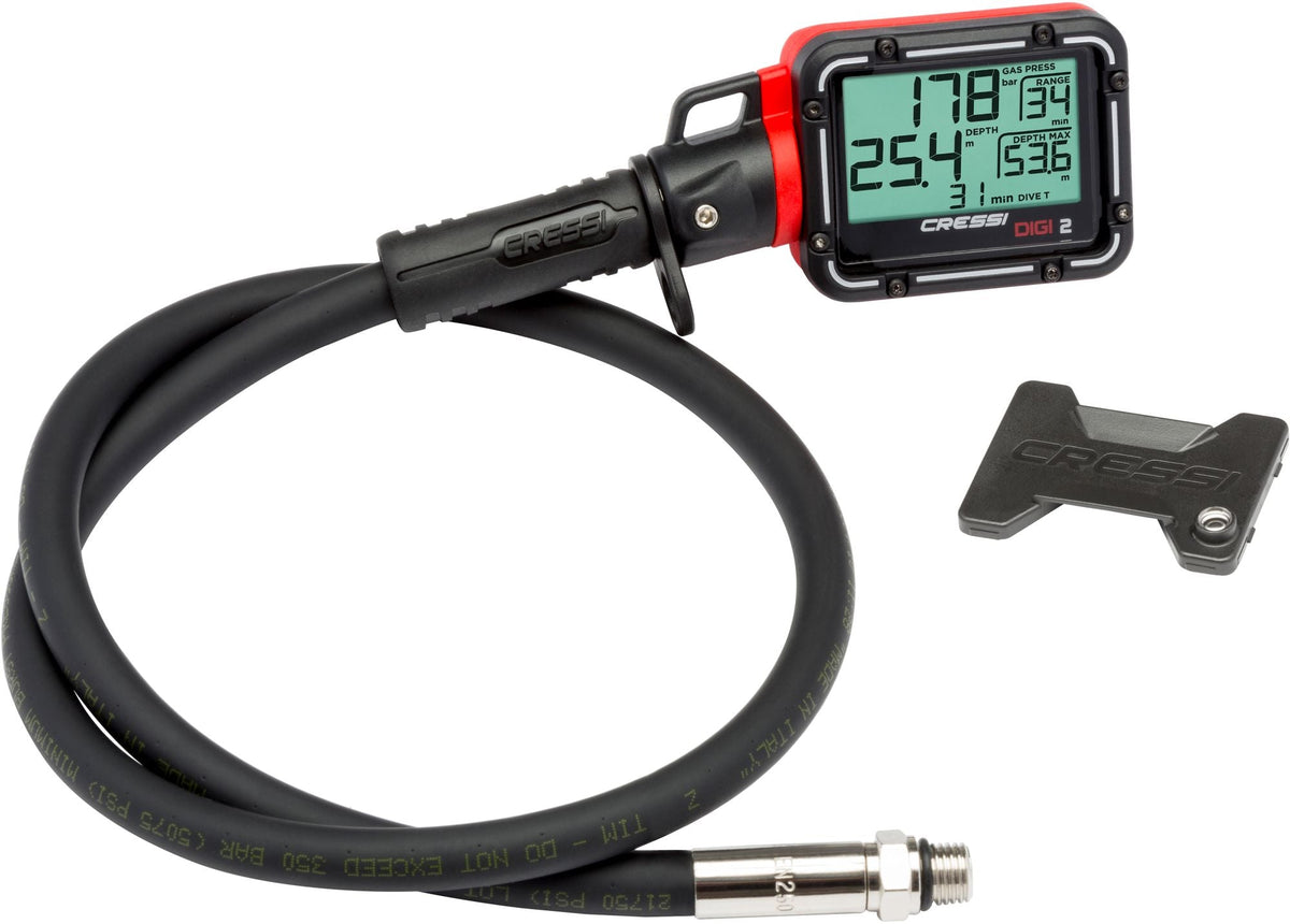 Cressi Digi 2 Console console immersion subacque manometro pressione profondi scuba diving gauge pressure + depth console digital