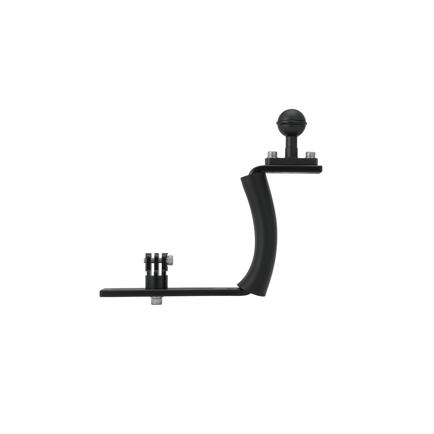 SINGLE-ARM CURVED MOUNTING TRAY