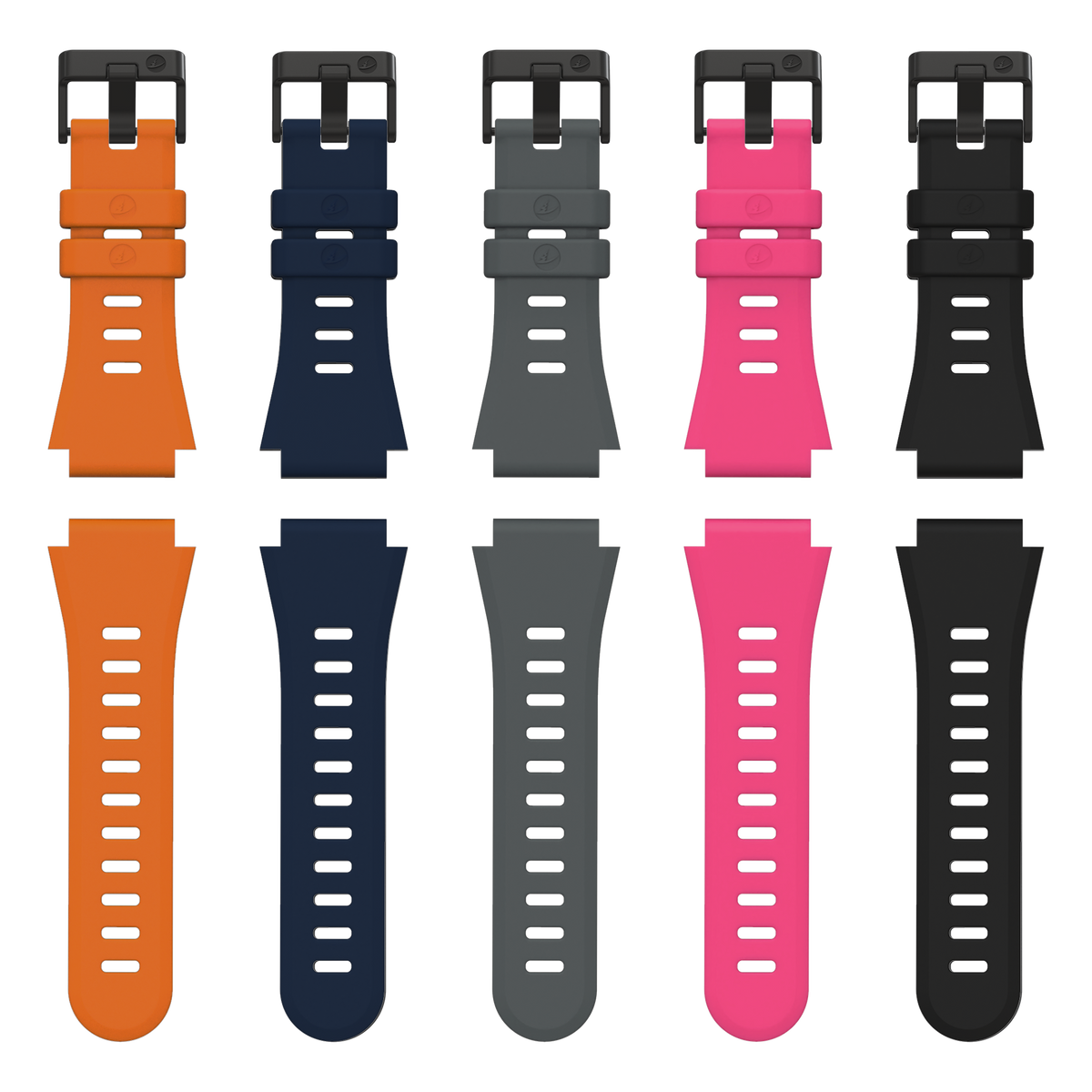 Shearwater Remora band strap kit colours shown as short and long pairs