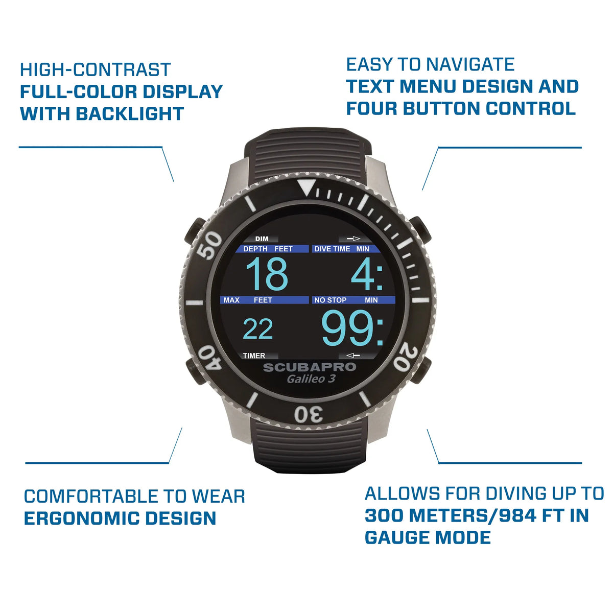 SCUBAPRO G3 Without Transmitter