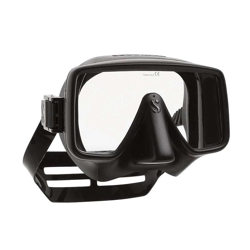 FRAMELESS GORILLA MASK BLACK / BLACK