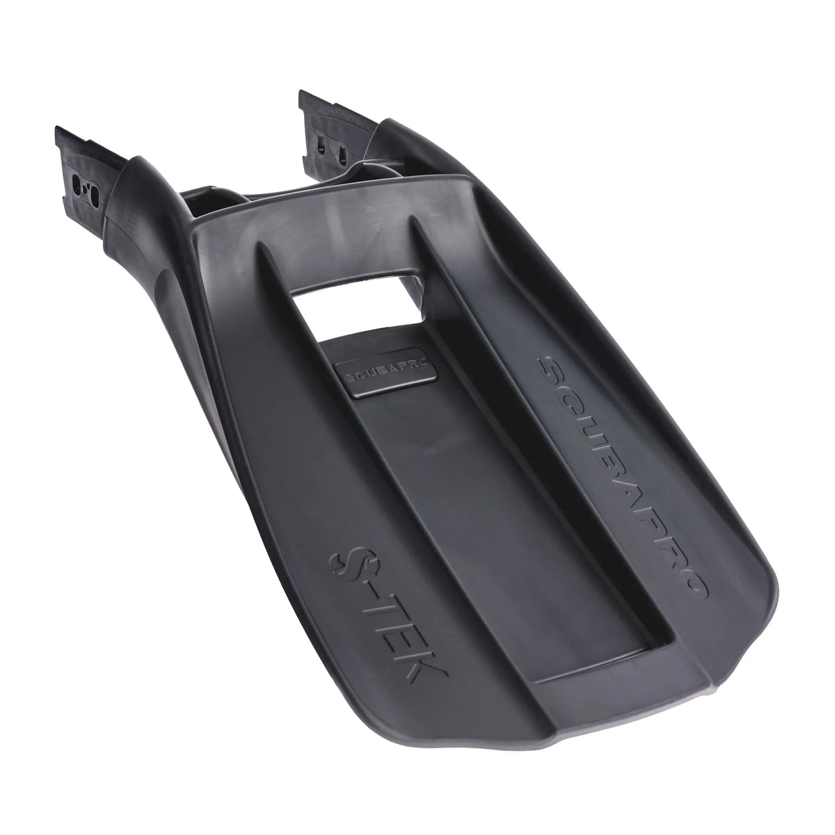 SCUBAPRO S-Tek Blade MFS Black, three-quarter view of the top face