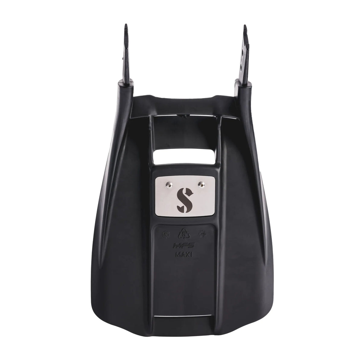 SCUBAPRO S-Tek Blade MFS Black, three-quarter view of the top face