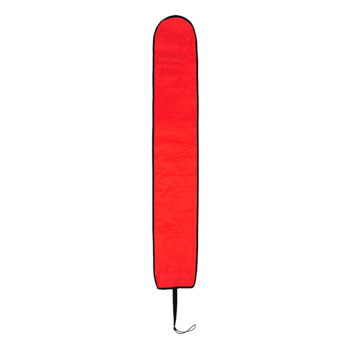 Tecline open SMB 18/122 cm in orange with bungee at the base