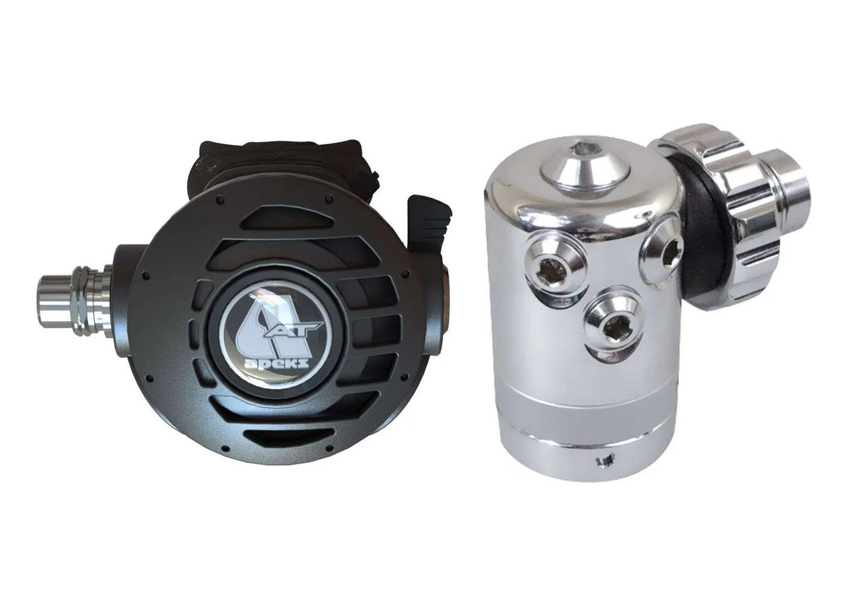 Apeks AT regulator, second stage and DIN first stage