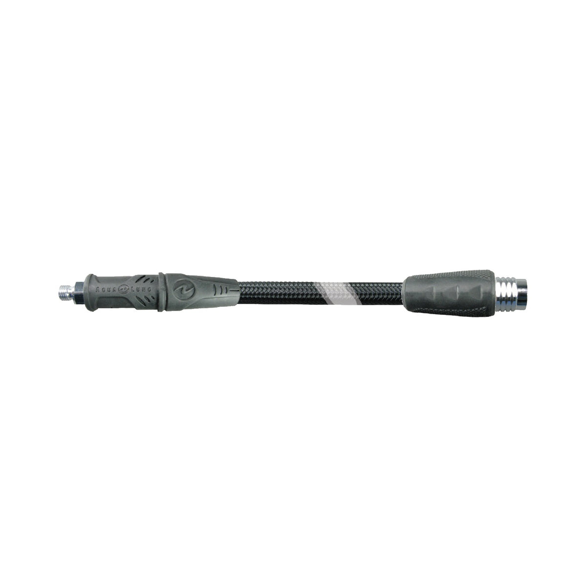 Aqua Lung braided black low pressure flex hose for the Legend regulator