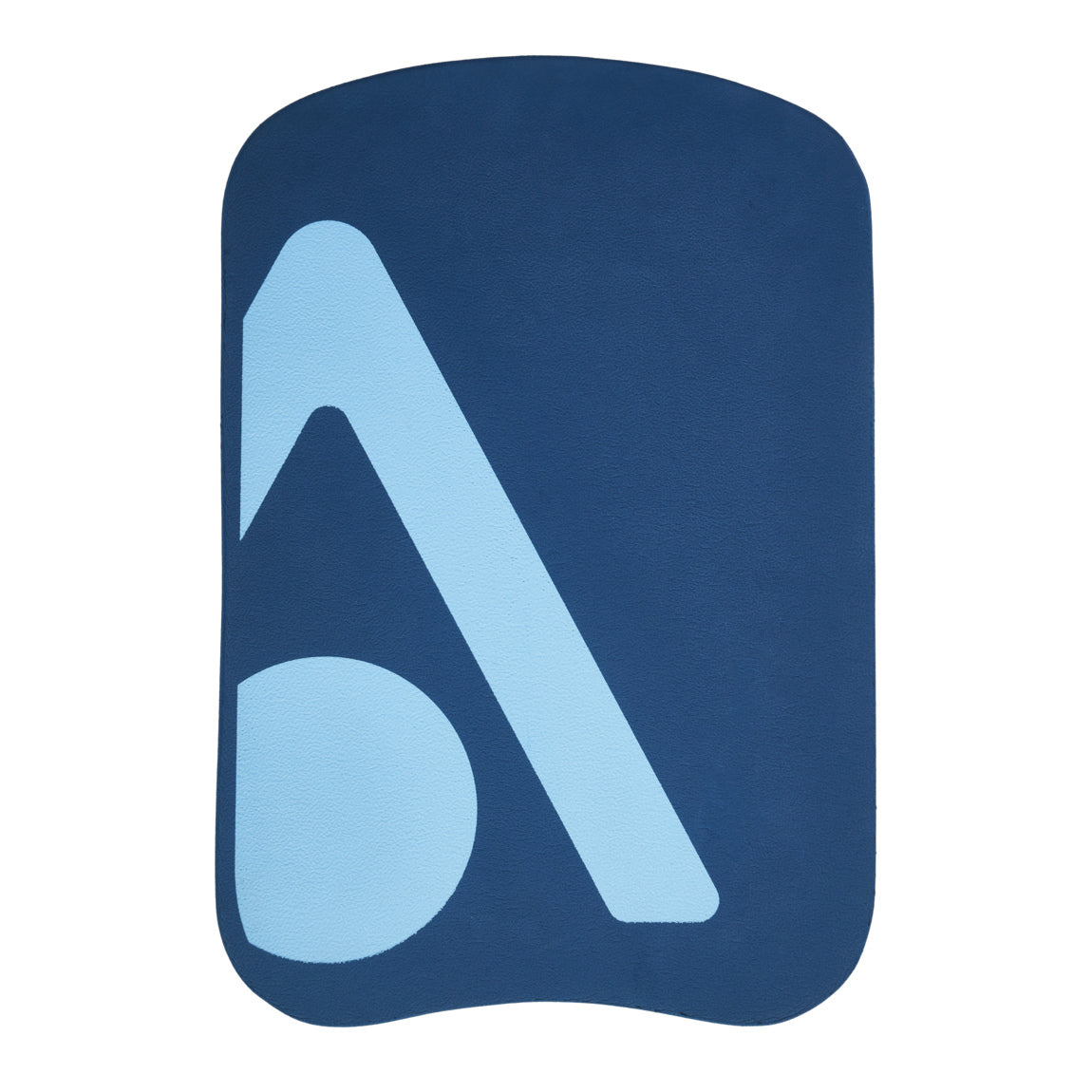 Navy top face of the Aquasphere kickboard with the light blue logo