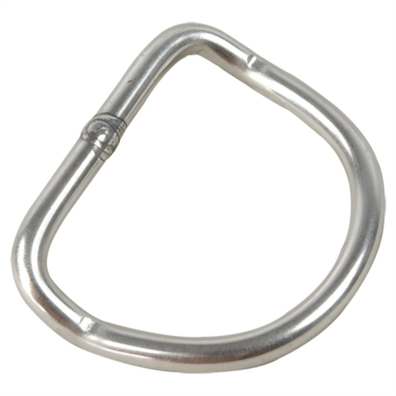 Aropec stainless steel D-ring with curved bend