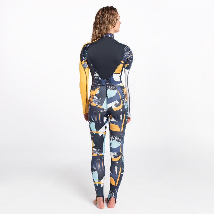 WOMENS FIN STINGER SUIT MIDNIGHT PATTERN