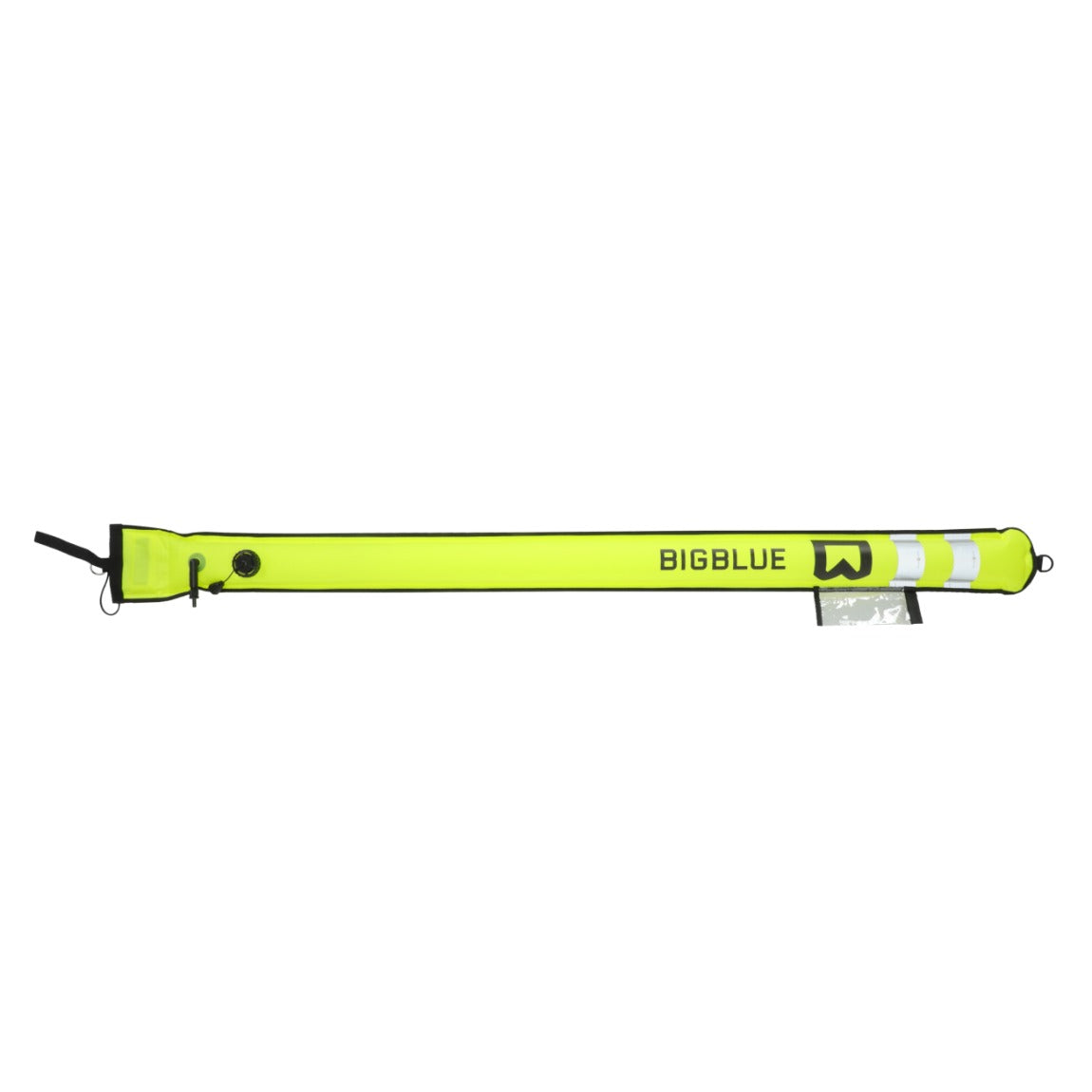 BigBlue surface marker buoy in orange and fluorescent yellow
