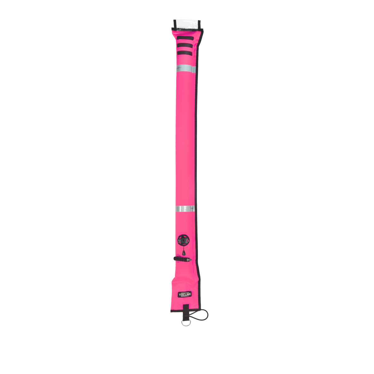 Tecline closed SMB 11/117 cm in orange with stainless steel snap