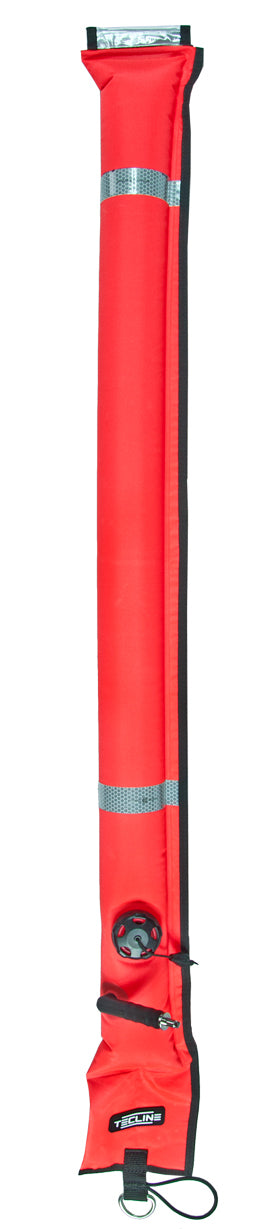 Tecline closed SMB 11/117 cm in orange with stainless steel snap