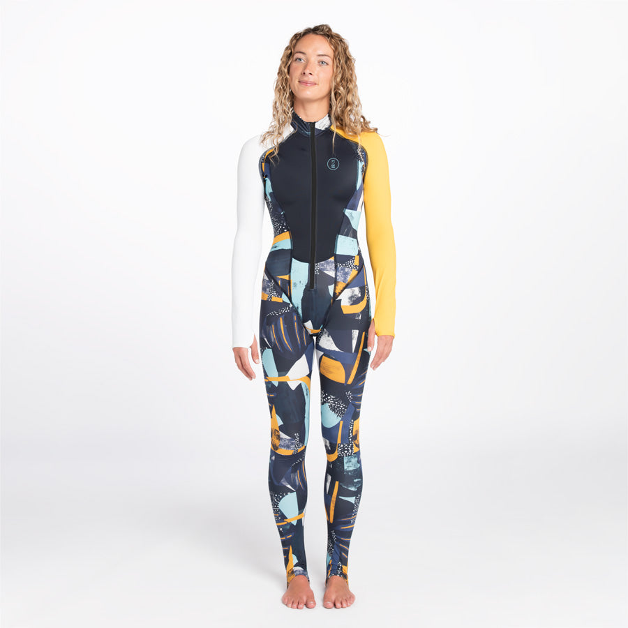WOMENS FIN STINGER SUIT MIDNIGHT PATTERN