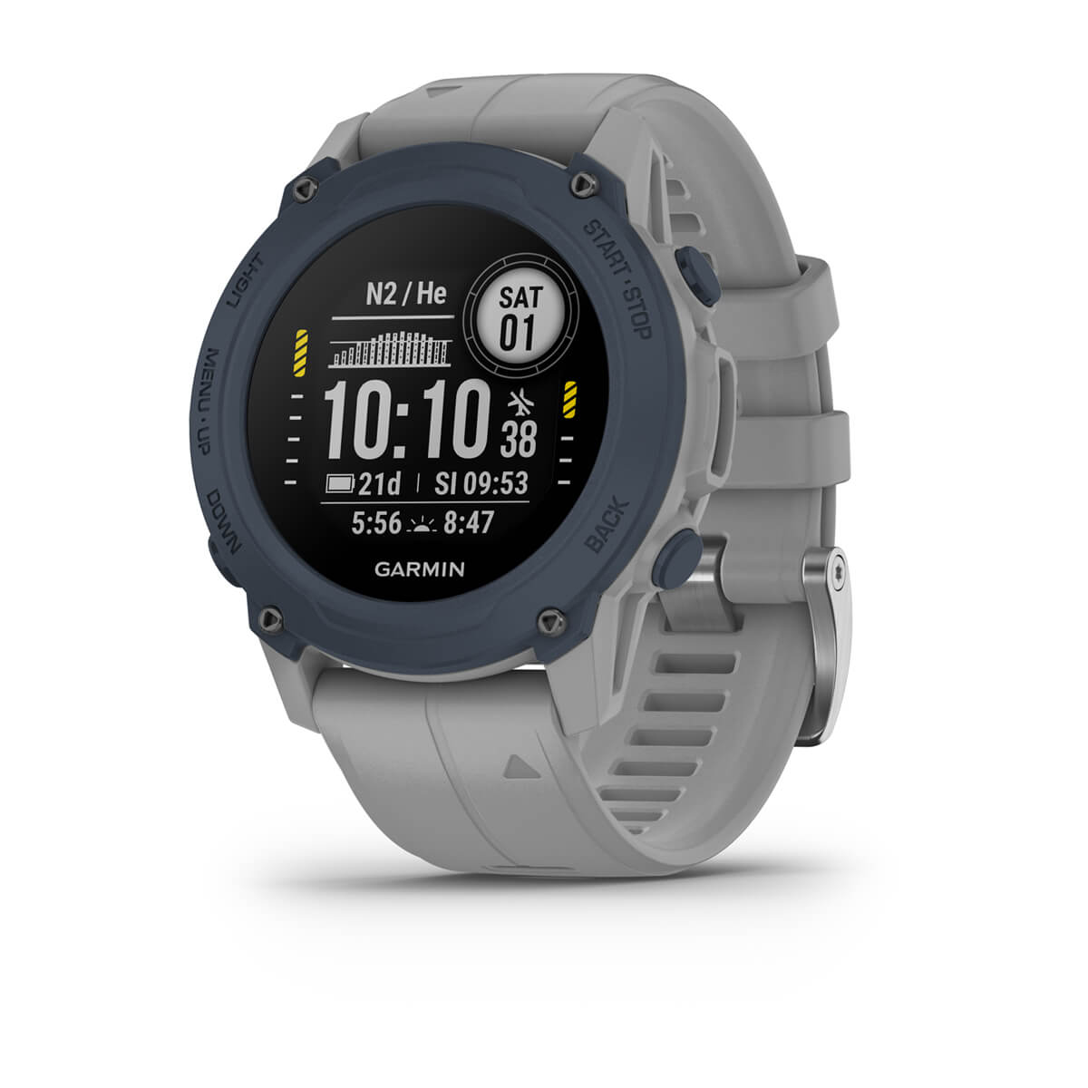 Garmin Descent G1 dive computer in Powder Grey