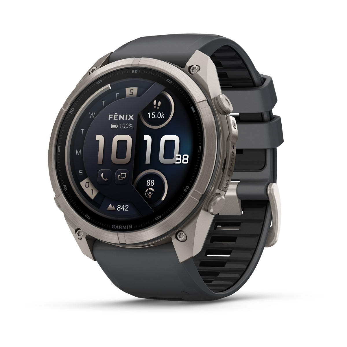 Garmin Fenix 9 Pro inReach 51 mm, Titanium with Graphite/Black band
