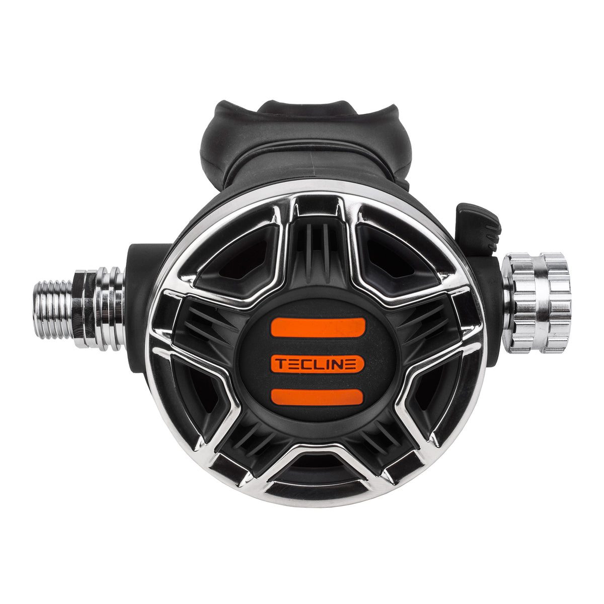 Tecline R4 TEC2 regulator: R4 TEC first stage, black TEC2 second stage and red bag