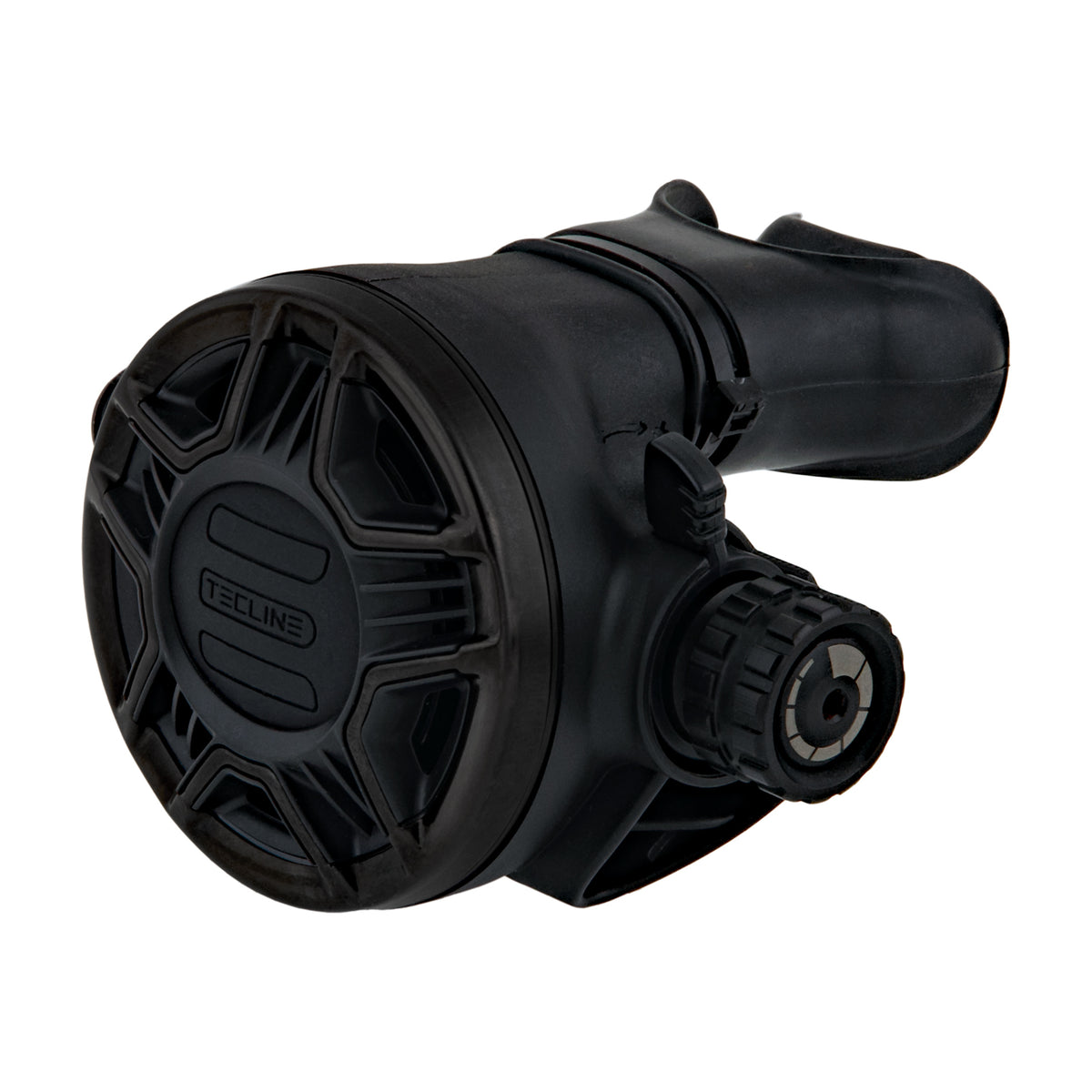Tecline V1 ICE TEC2 reversible SemiTec II Military Line set with two black first stages and gauge