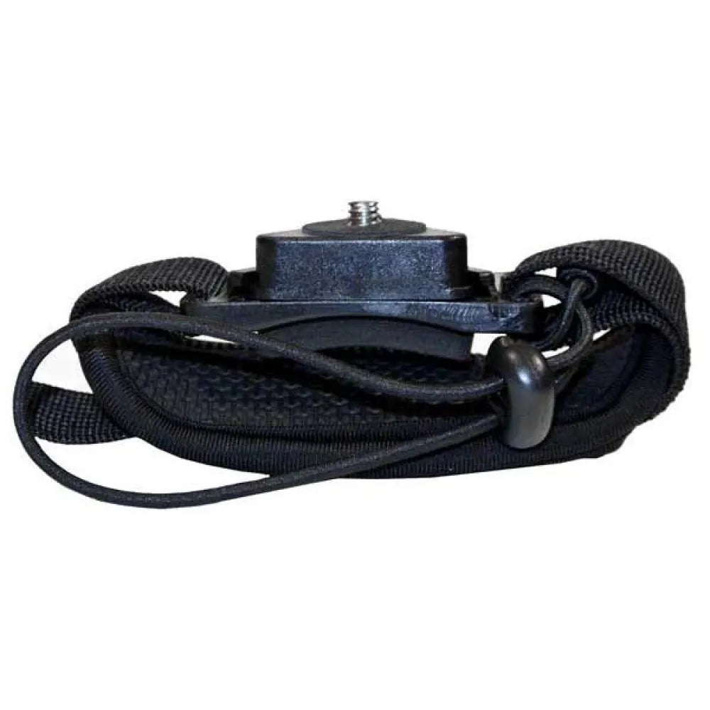 Intova black neoprene camera hand strap with tripod mount plate