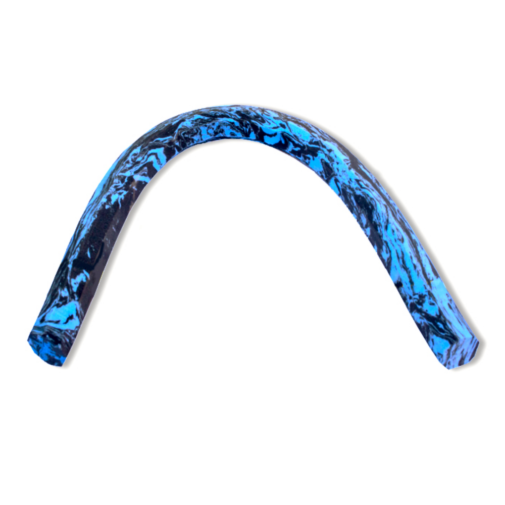 Kikx mottled foam pool noodle, mini 101cm black / blue