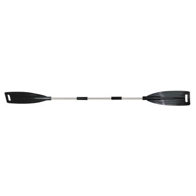 Lalizas 230 cm canoe and kayak paddle with aluminium shaft and two black plastic blades