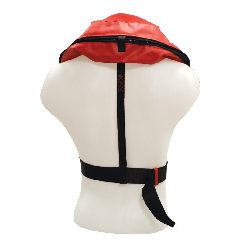 Lalizas Lamda 275N SOLAS automatic inflatable lifejacket in red, front view