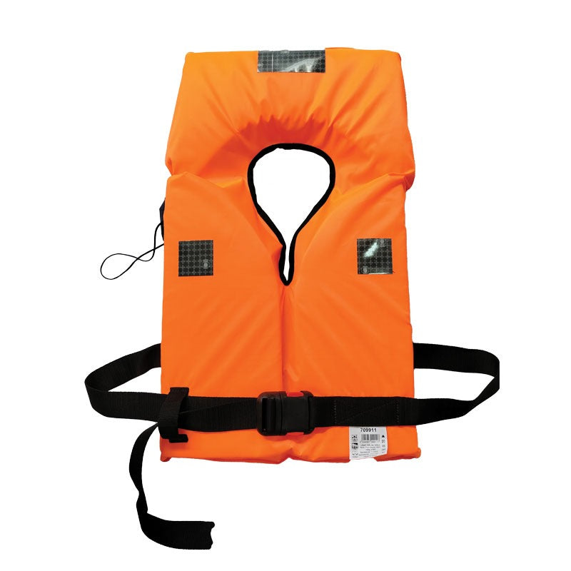Lalizas Lifebelt 100N orange foam yoke lifejacket with waist belt and whistle