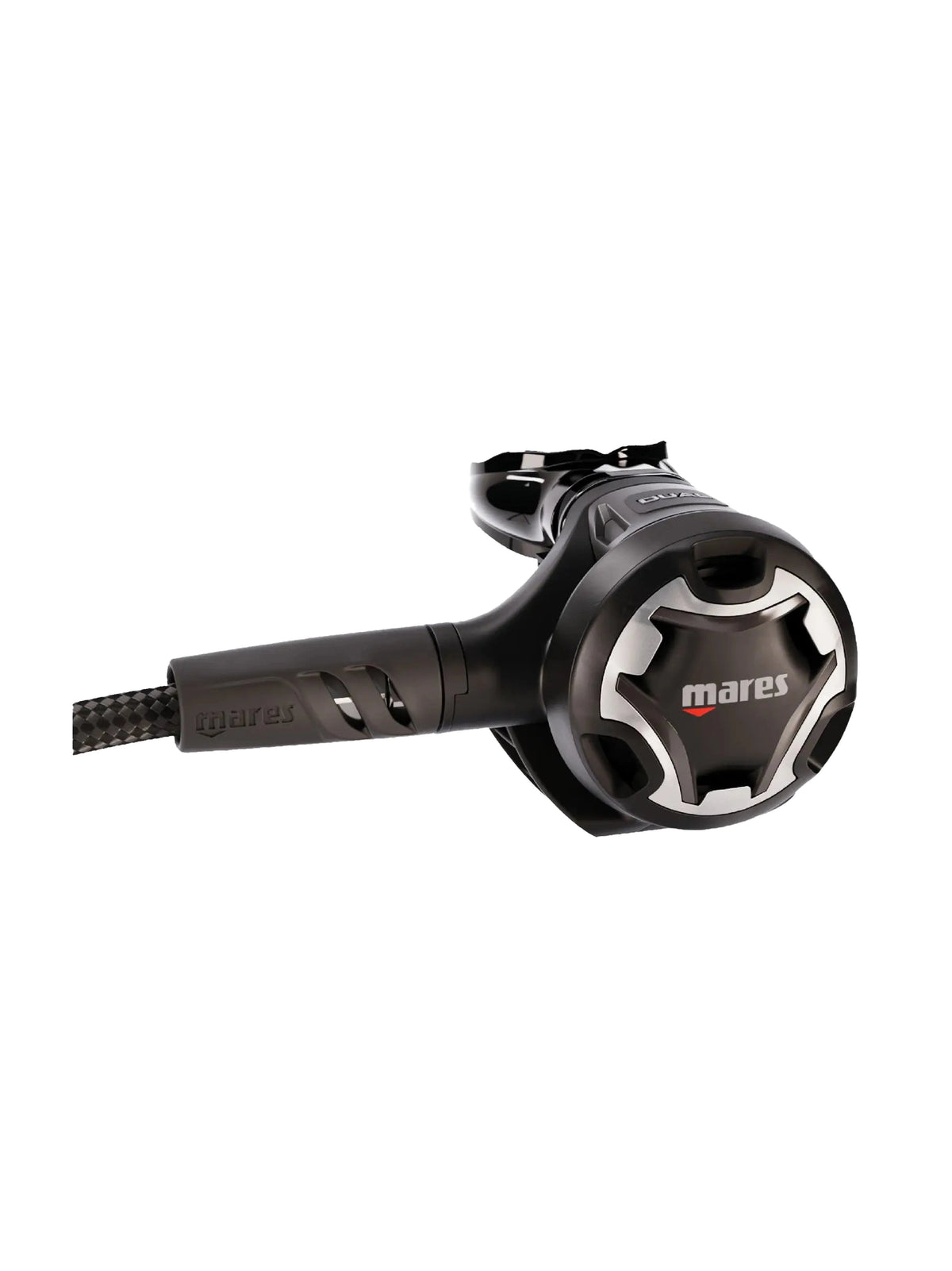 Mares Dual second stage in black with its Superflex hose