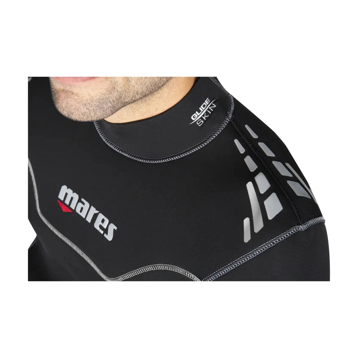 Mares Evolution 5mm men's wetsuit, front view on a model