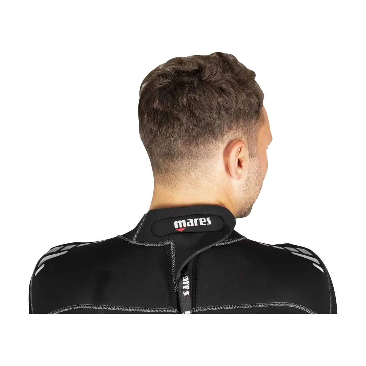 Mares Evolution 5mm men's wetsuit, front view on a model