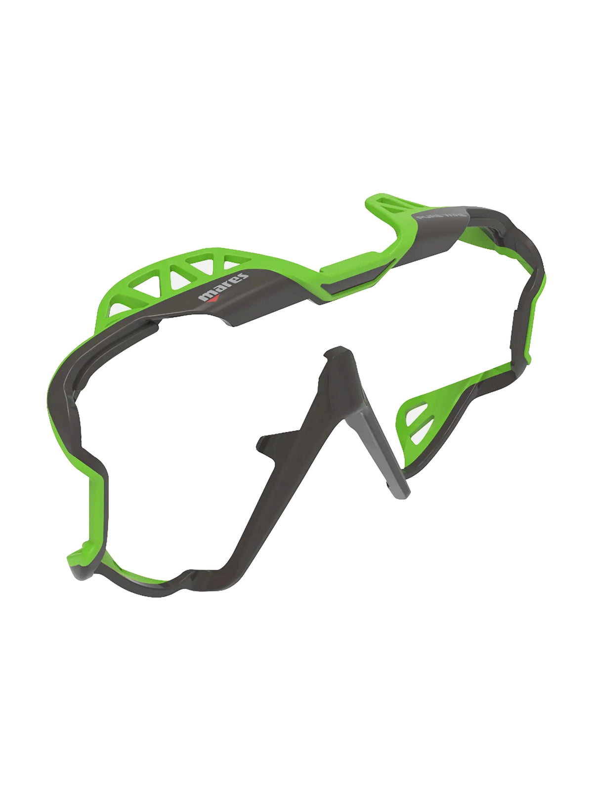 Mares Pure Wire replacement mask frame in aqua and white, product view