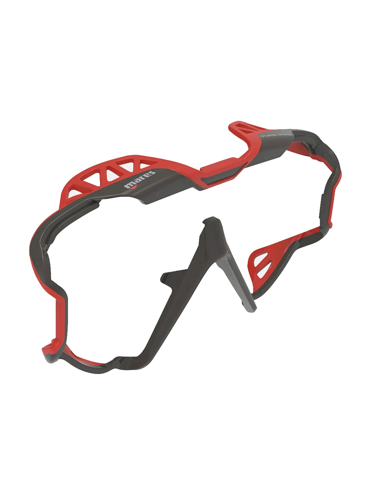 Mares Pure Wire replacement mask frame in aqua and white, product view