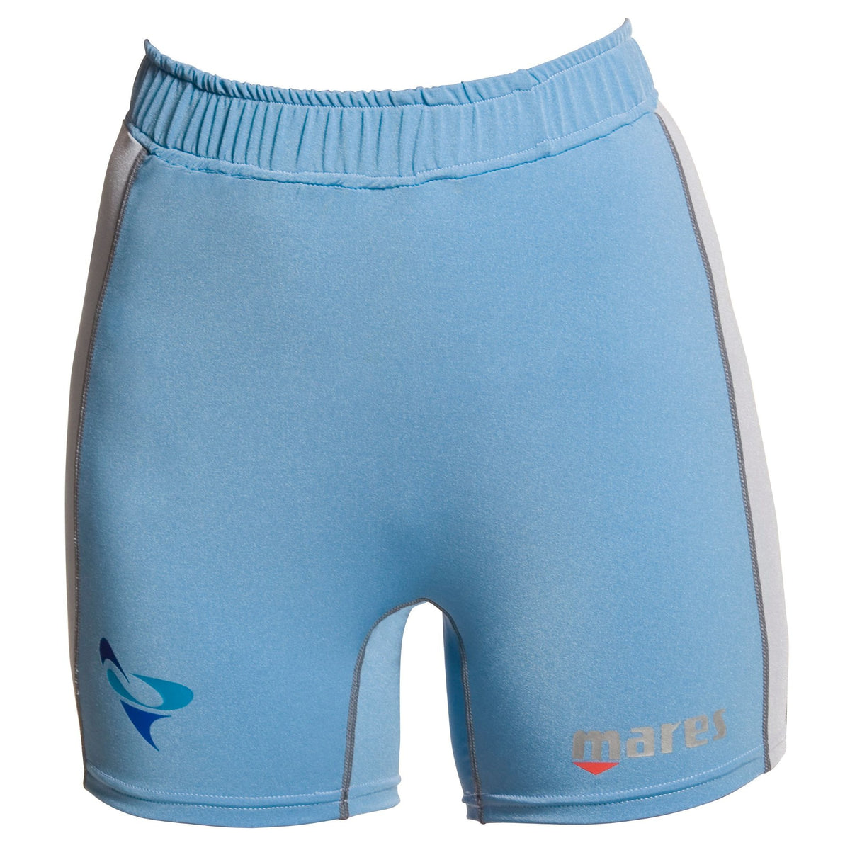 Mares She Dives rash guard shorts, light blue